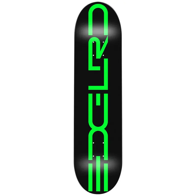 Edglrd Tech Script Black/Green Deck 8.25" 1
