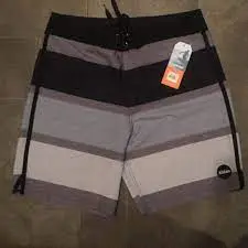 Eidon Striped Classic Fit Boardshorts