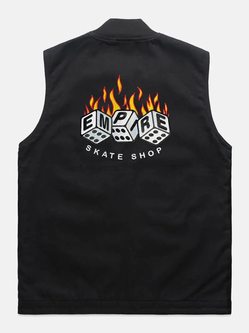 Empire Flaming Dice Vest 2