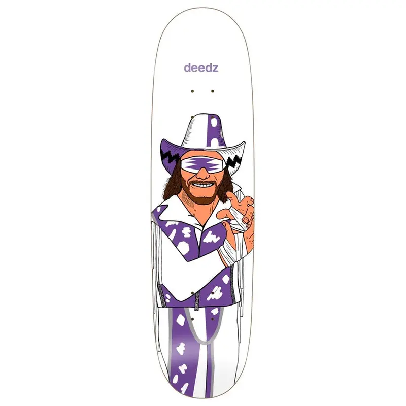 Enjoi Wwe Deedz Body Slam R7 Skateboard Deck 8.375" Randy Savage 1
