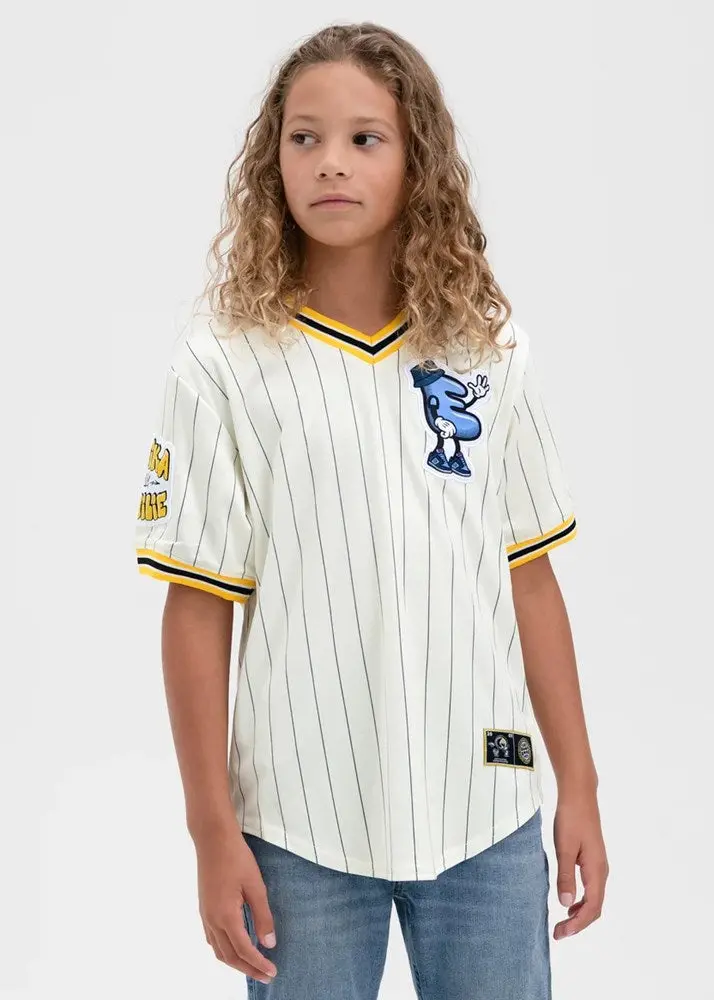 Ethika Boys Uppercase Baseball Jersey 1