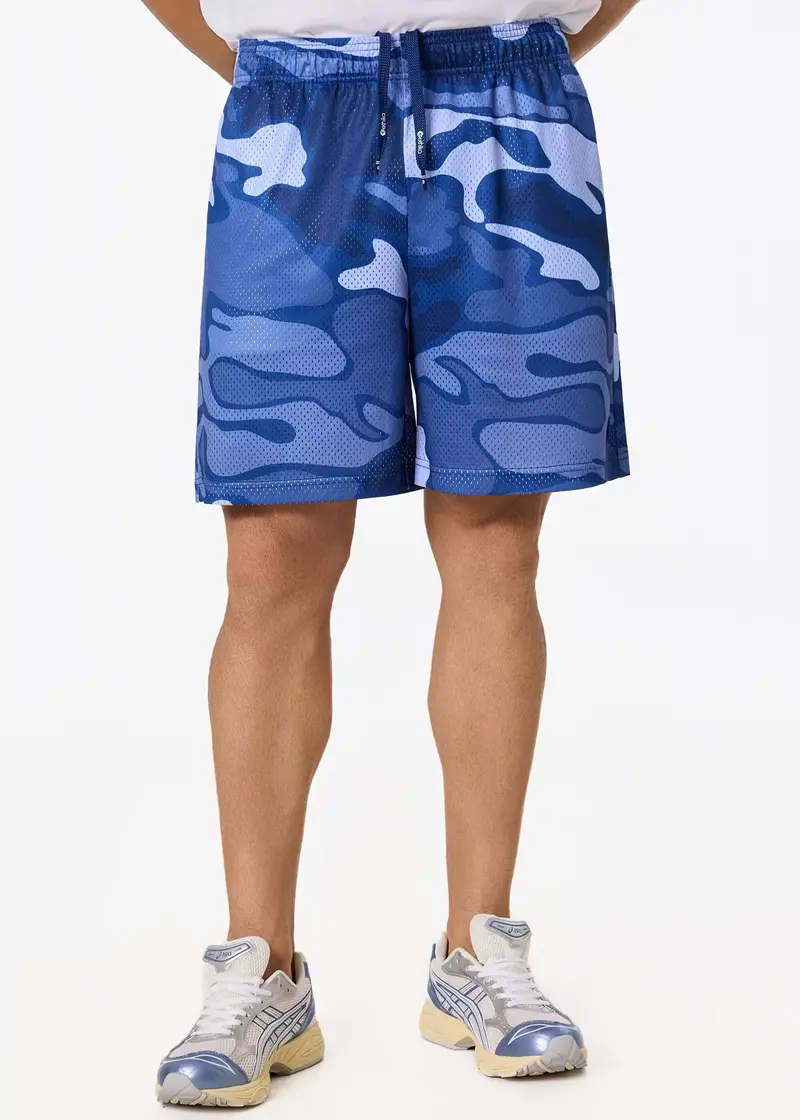 Ethika Mens Bolt Camo Basketball Short 7" 1