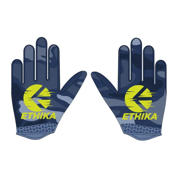 Ethika Mens Bolt Camo Moto Gloves 1