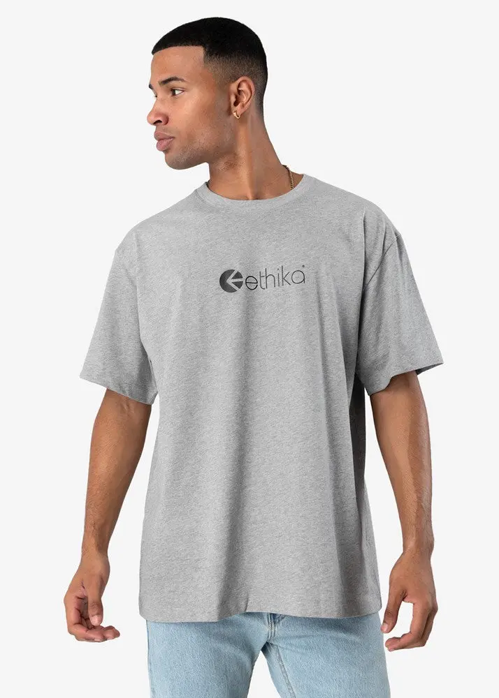Ethika Mens Logo Tee - Heather 1