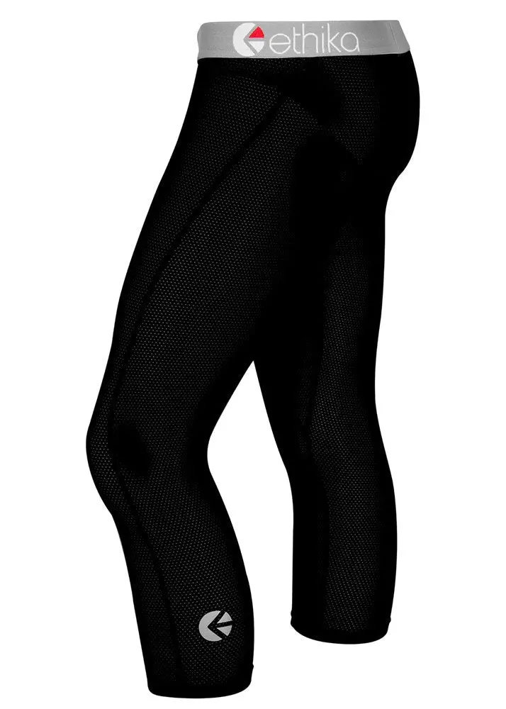Ethika Mens Micromesh 3/4 Tight Black 1