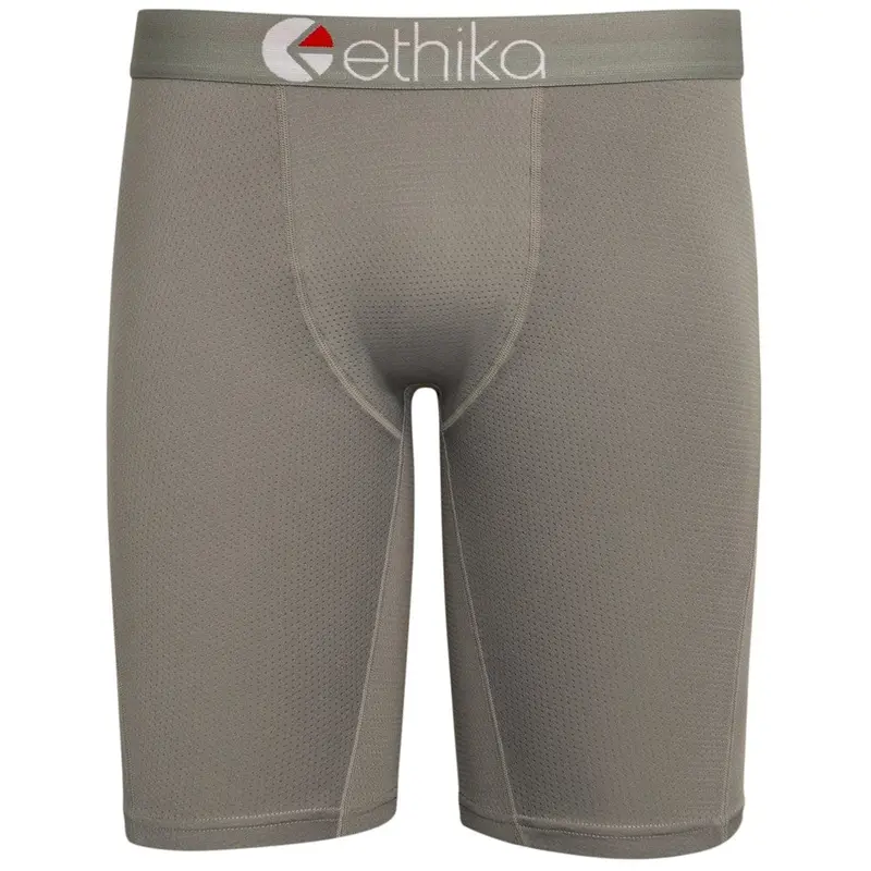 Ethika Mens Micromesh Dark Grey Staple 1