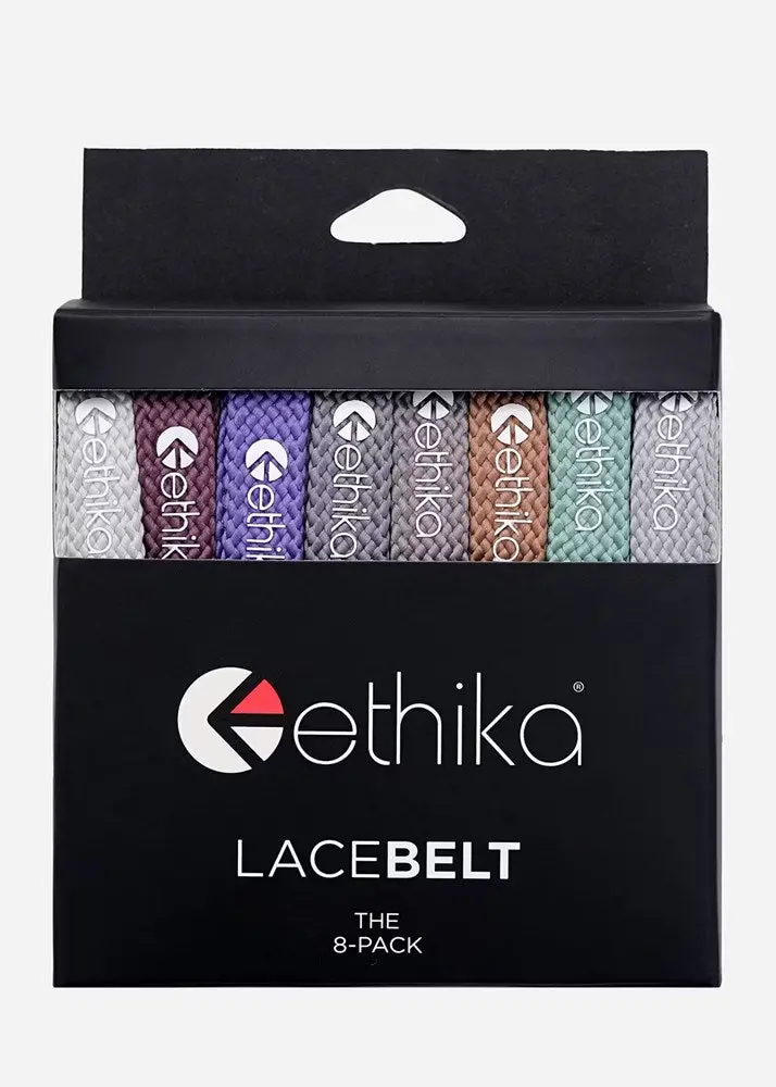 Ethika Shoelace Belt 8 Pack - Clean Set 1