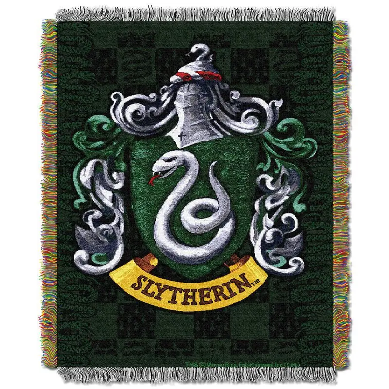 Exclusive Slytherin Crest Tapestry Throw 1