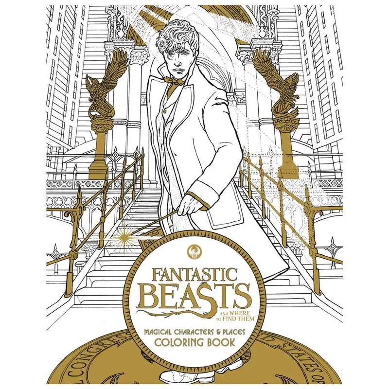 Fantastic Beasts And Where To Find Them&Trade; :Aâ Magical Characters And Places Coloring Book 1