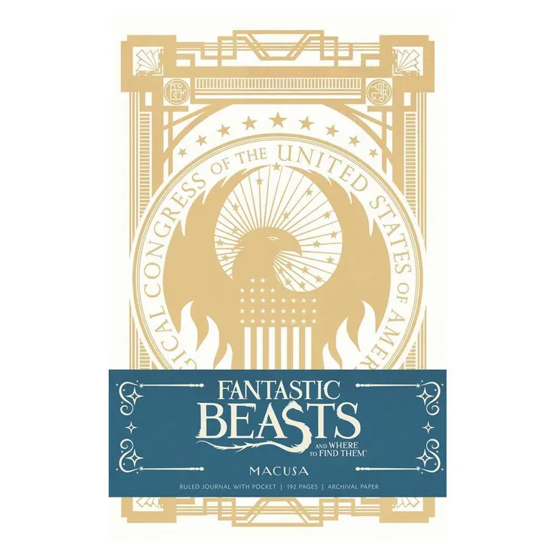 Fantastic Beasts And Where To Find Them&Trade; Macusa&Trade; Hardcover Ruled Journal 1