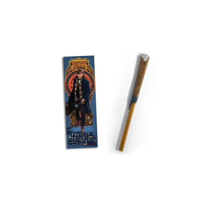 Fantastic Beasts And Where To Find Them&Trade; Newt Scamander&Trade; Wand Pen & Bookmark By The Noble Collection 1