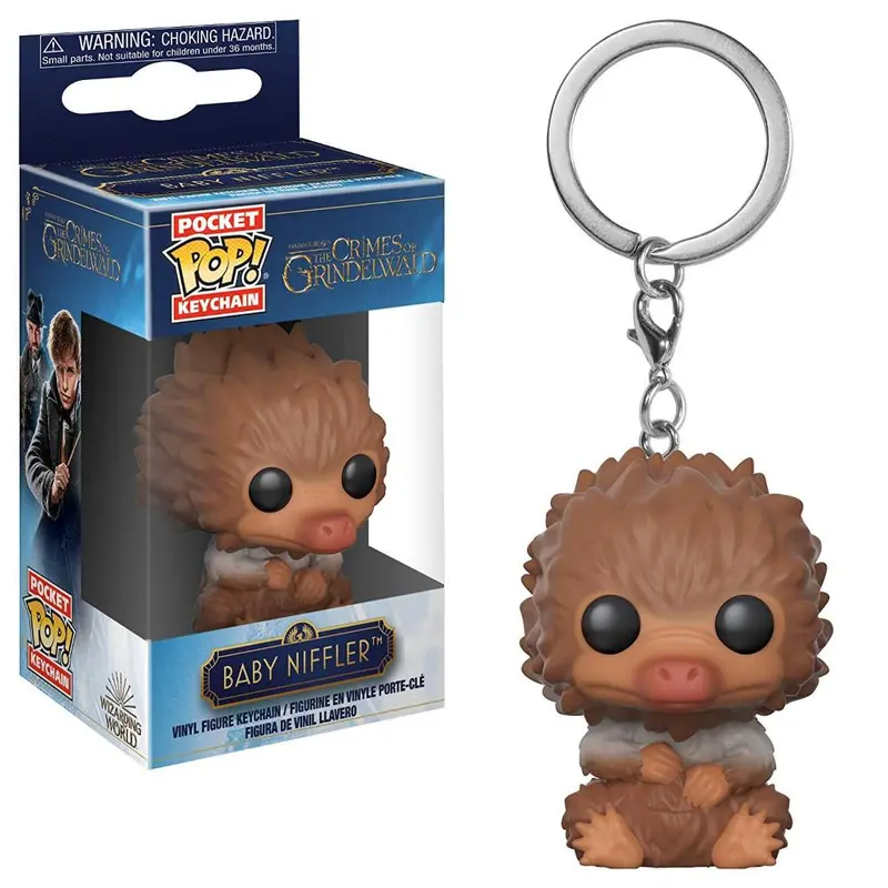 Fantastic Beasts: The Crimes Of Grindelwald&Trade; Baby Niffler&Trade; Tan Funko Pocket Pop! Keychain 1