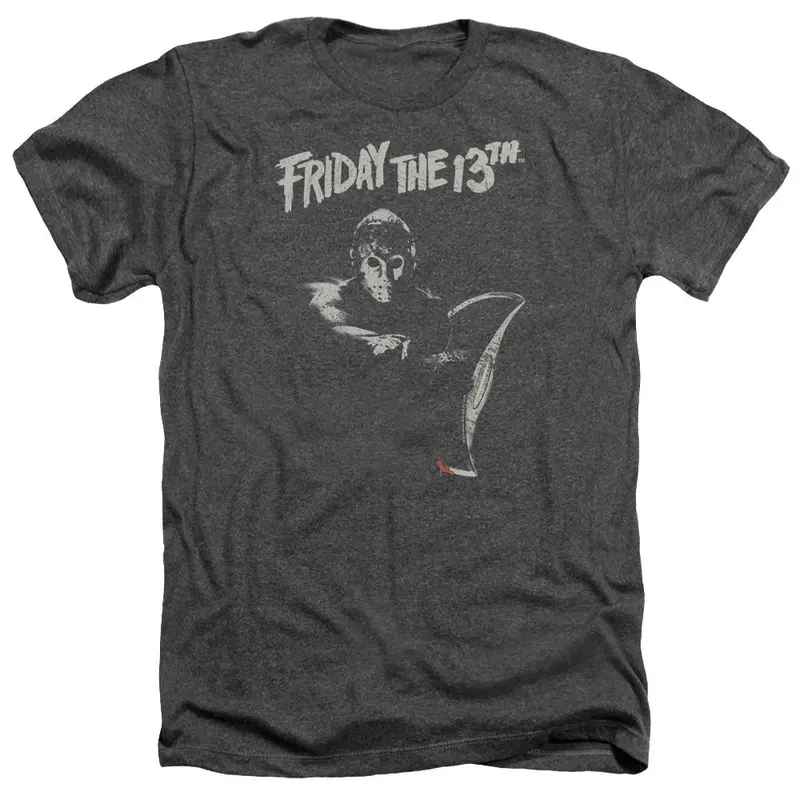 Friday The 13Th Ax Heather T-Shirt 1