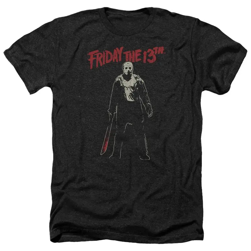 Friday The 13Th Ki Ki Ki, Ma Ma Ma Heather T-Shirt 1
