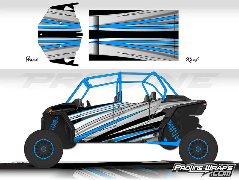Galaxy Wrap Kit for Polaris RZR XP 4 Turbo S