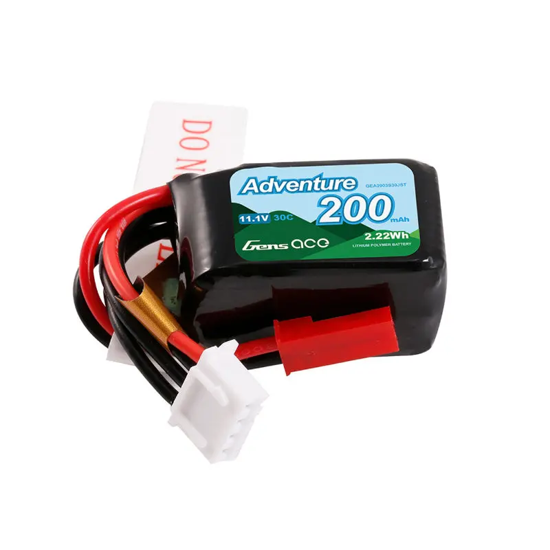 Gens Ace: 200Mah 3S 11.1V 30C Lipo (Jst) 1