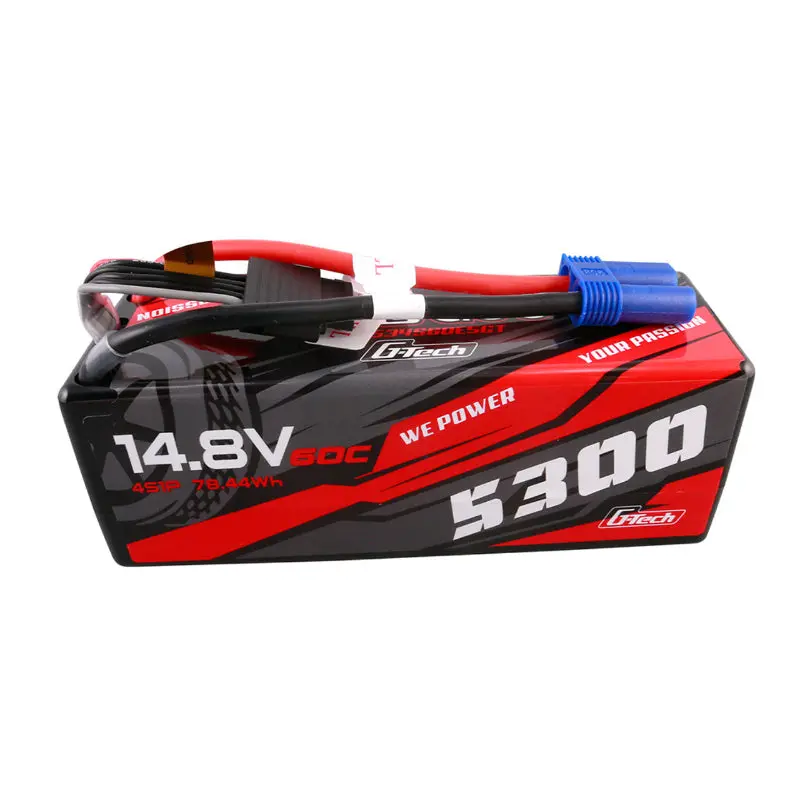 Gens Ace: 5300Mah 3S 60C 11.1V Hardcase G-Tech Lipo (Ec5) 1