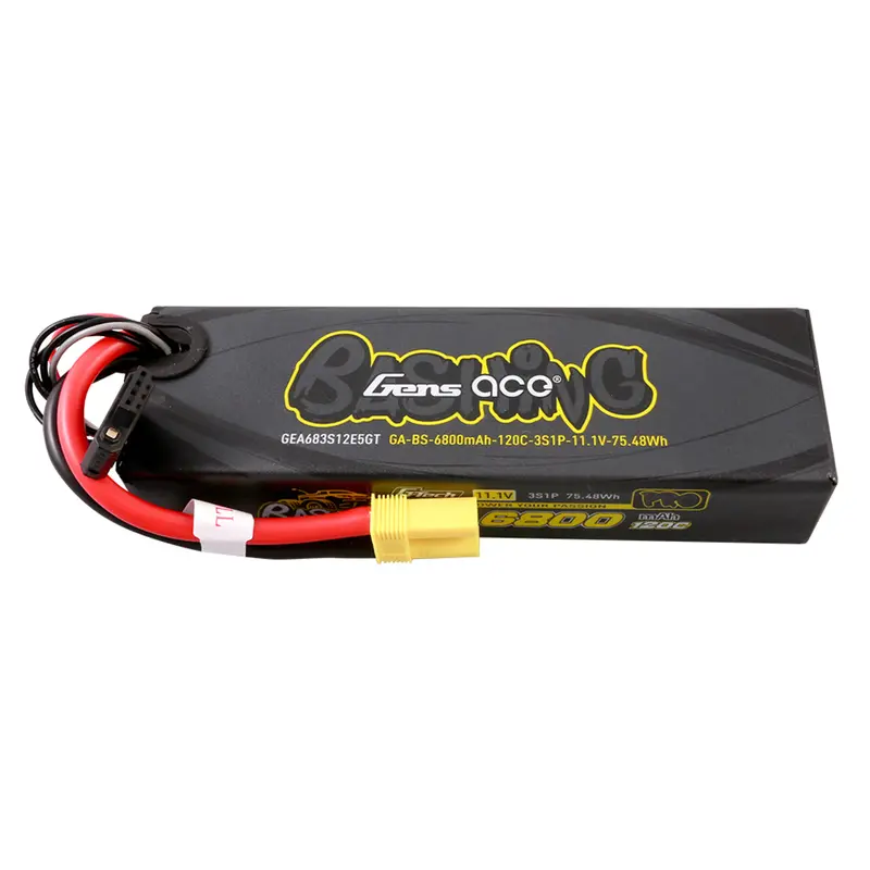 Gens Ace: 6800Mah 3S 120C G-Tech Bashing Series Lipo (Ec5) 1