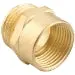 Gilmour - 3/4'' Mht X 3/4'' Fpt Brass Male And Female Connector - 807704-1002 1