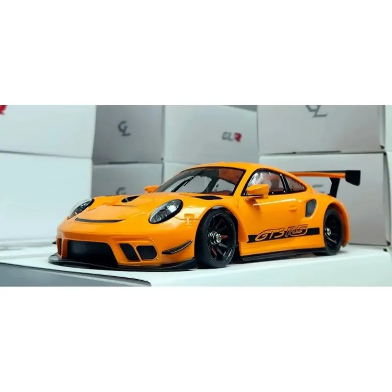 Gl Racing: 1/28 Orange Porsche 911 Gt3 Body 98Mm 1