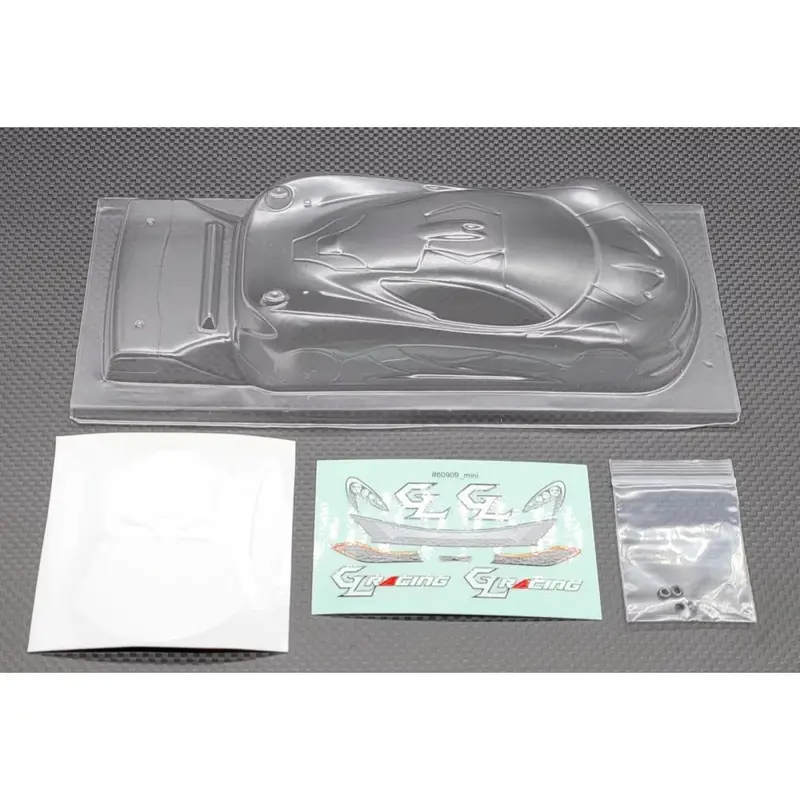 Gl Racing: 1/28 P1m Lexan Body 102Mm (Gbl001-P1m-102) 1