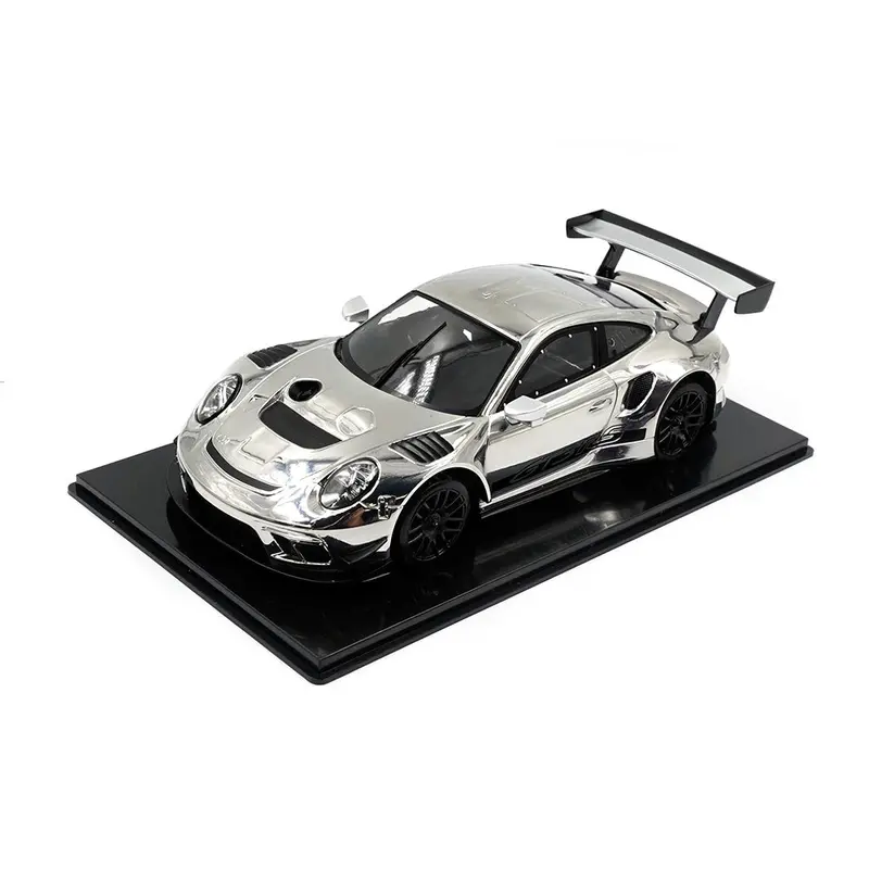 Gl Racing: 1/28 Silver Porsche 911 Gt3 Body 98Mm 1