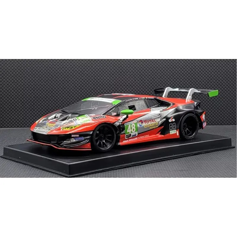 Gl Racing: 1/28 Silver/Red Lbo Gt3 Body 98Mm 1