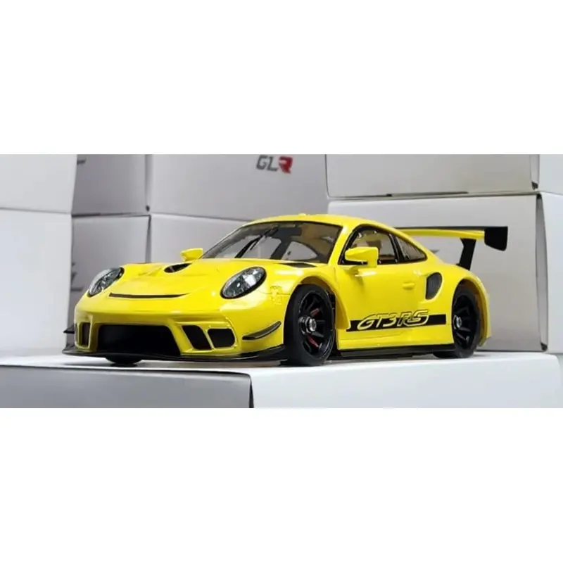 Gl Racing: 1/28 Yellow Porsche 911 Gt3 Body 98Mm 1