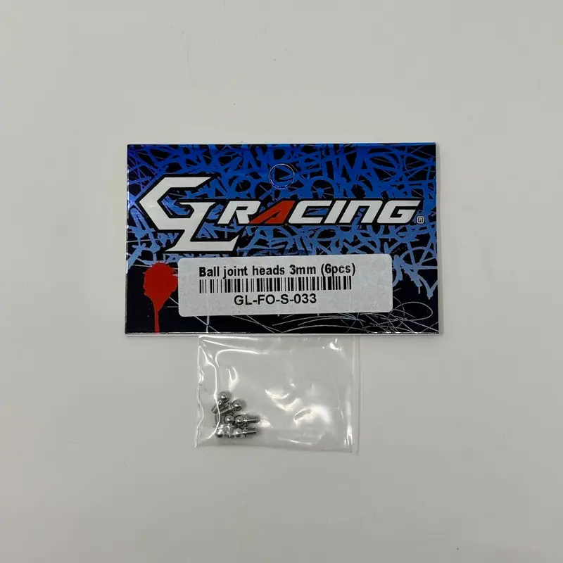 Gl Racing: Gl Formula One 3Mm Ball Joint Heads (6Pcs) 1