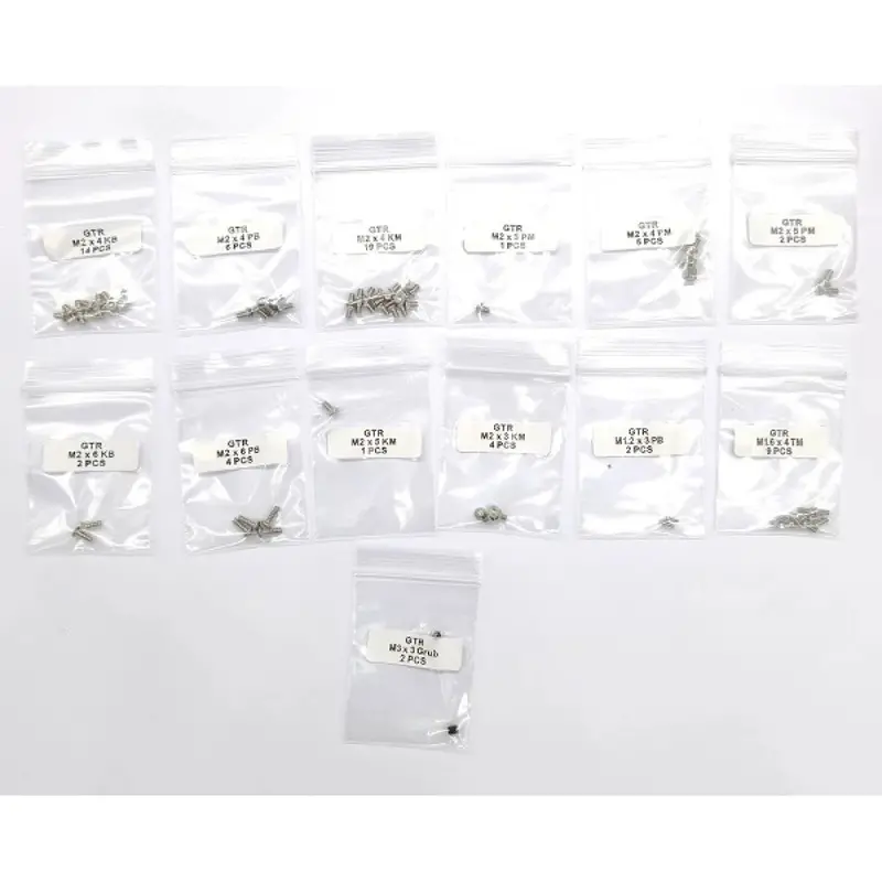 Gl Racing: Gl-Gtr Screw Set (Gl-Gtr-S-040) 1