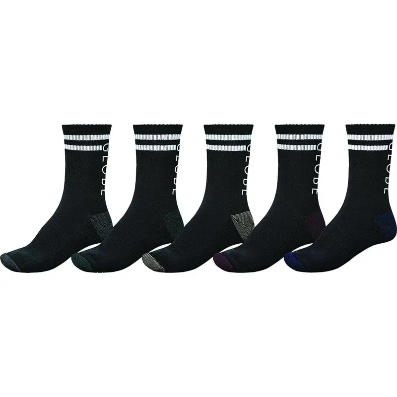 Globe Carter Crew Socks 5 Pack 1