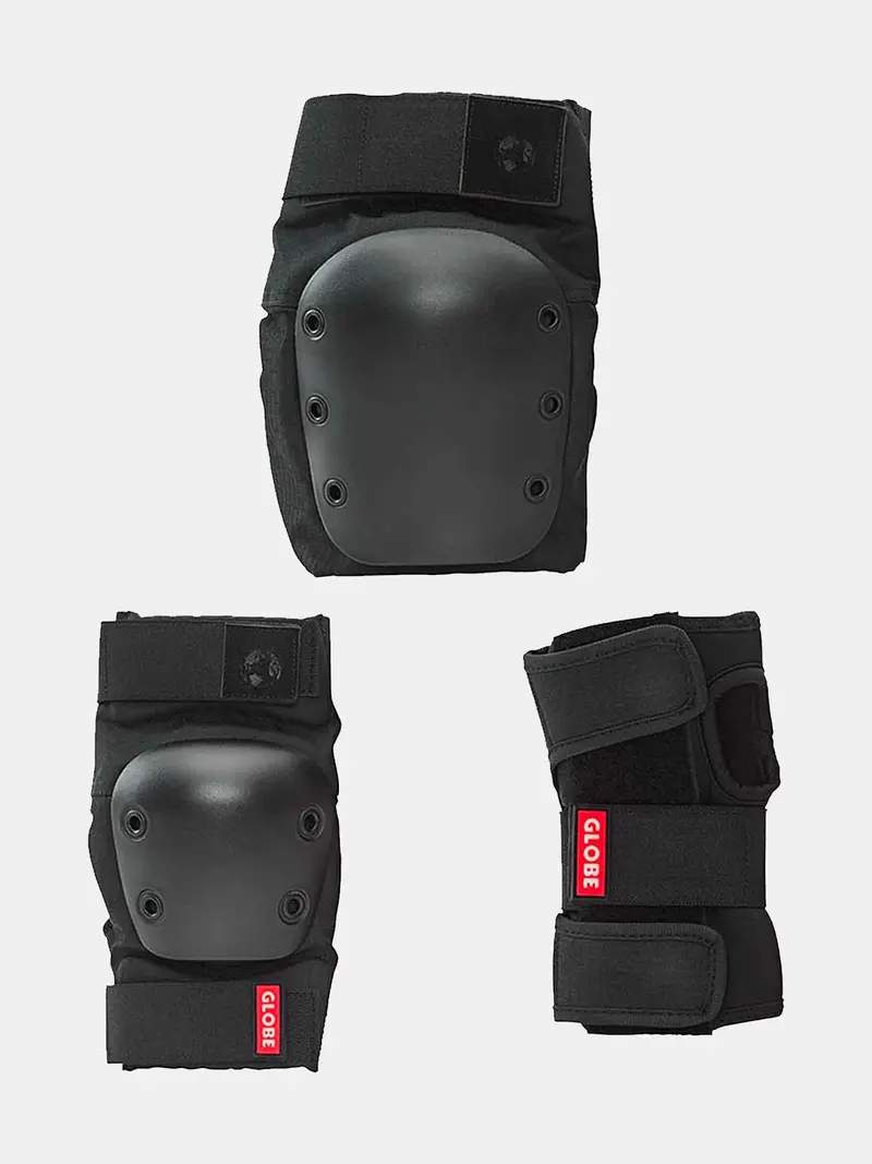 Globe Goodstock Pads (3 Set) - Matte Black 1