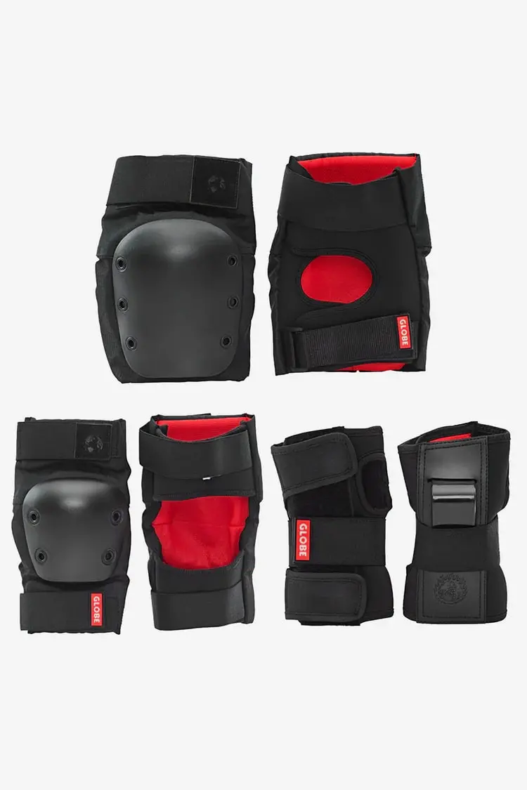 Globe Youth Goodstock Pads (3 Set) - Matte Black 1