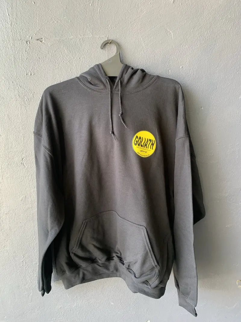 Goliath Skate Shop Pop Over Hood Black Adult 1