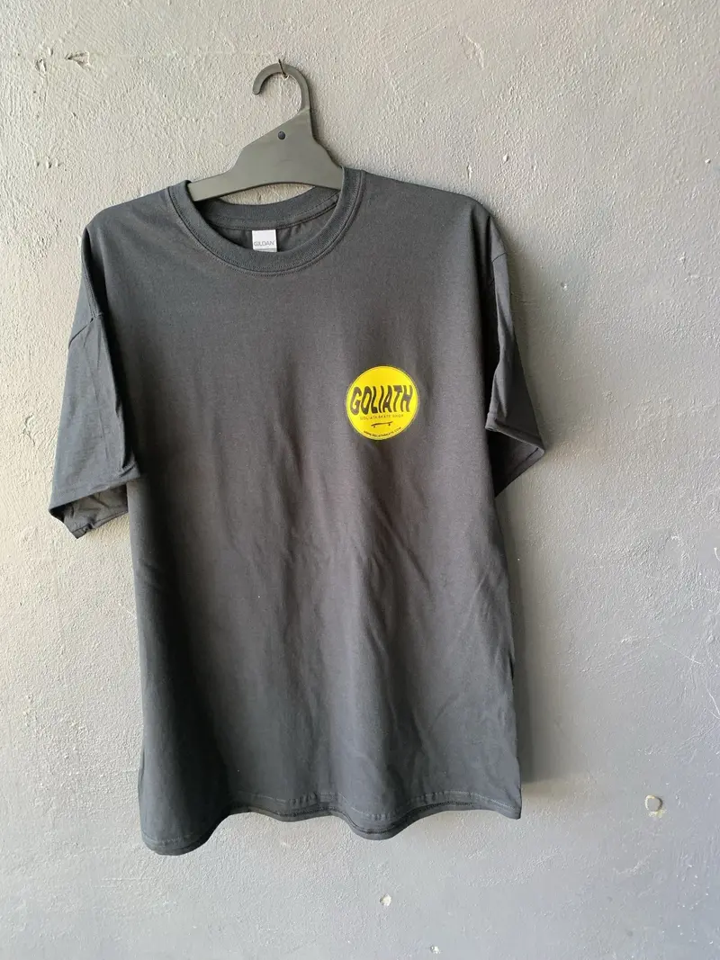 Goliath Skate Shop Tee Black Adult 1