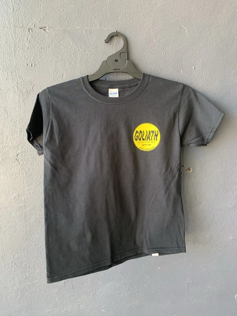Goliath Skate Shop Tee Black Youth 1