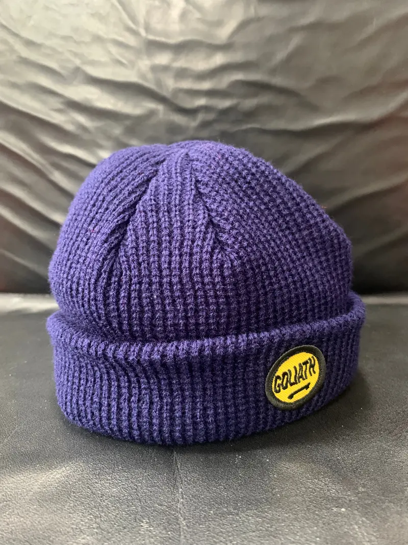Goliath   Youth Size   Beanie  Navy 1