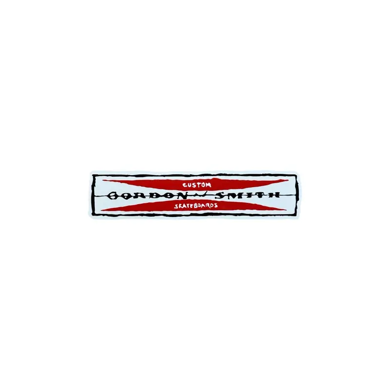 Gordon & Smith 80'S Custom "Sketch" Skateboards - 6" Sticker 1