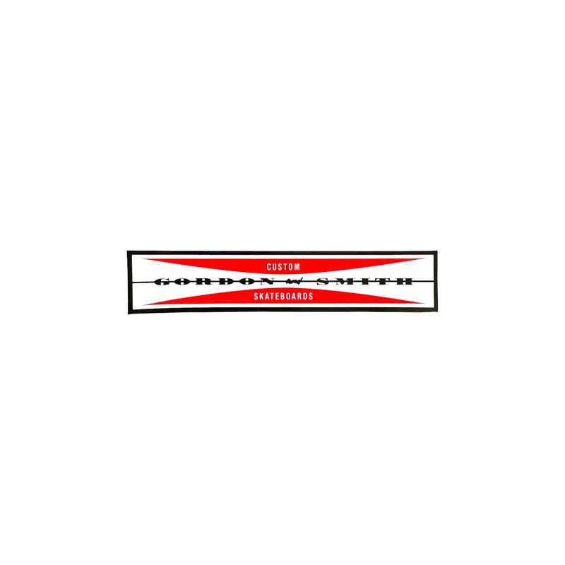 Gordon & Smith Custom Skateboards - 6" Sticker 1