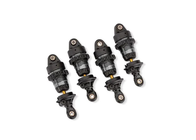 Gray Aluminum Mini Gtr Short Shocks (4) 1