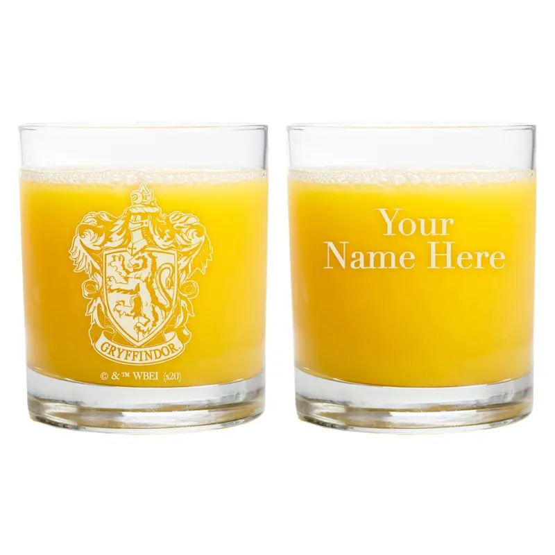 Gryffindor Crest Personalized Glass, 11 Ounces 1