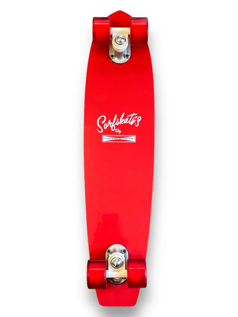 G&S 25" Surfskate Complete With Neil Blender Trucks - Cherry Red 1