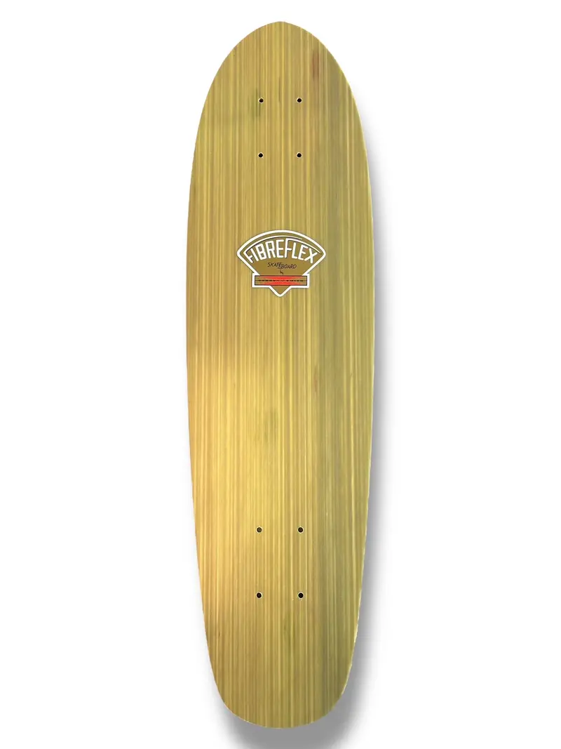 G&S Fibreflex Bowlrider Skateboard Deck - Olive Stripe 1
