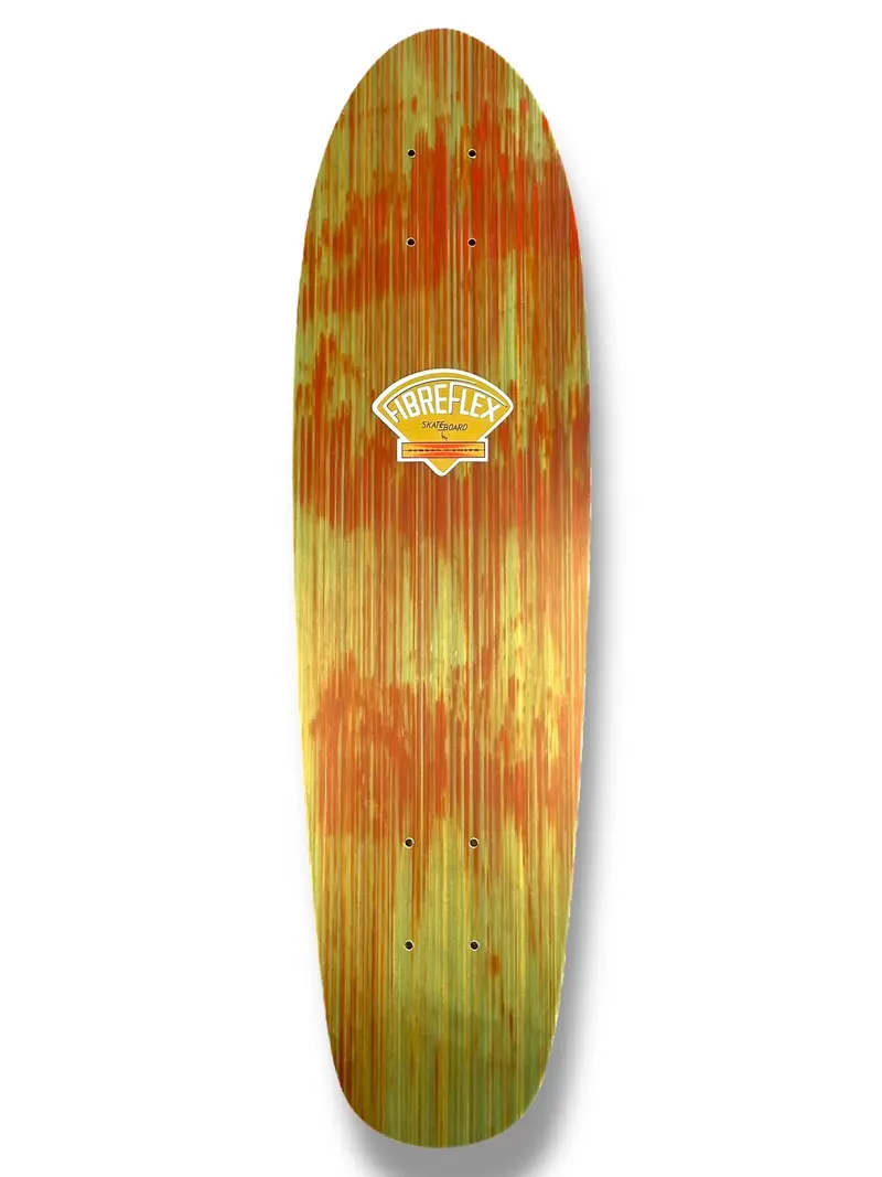 G&S Fibreflex Bowlrider Skateboard Deck - Red/ Green 1