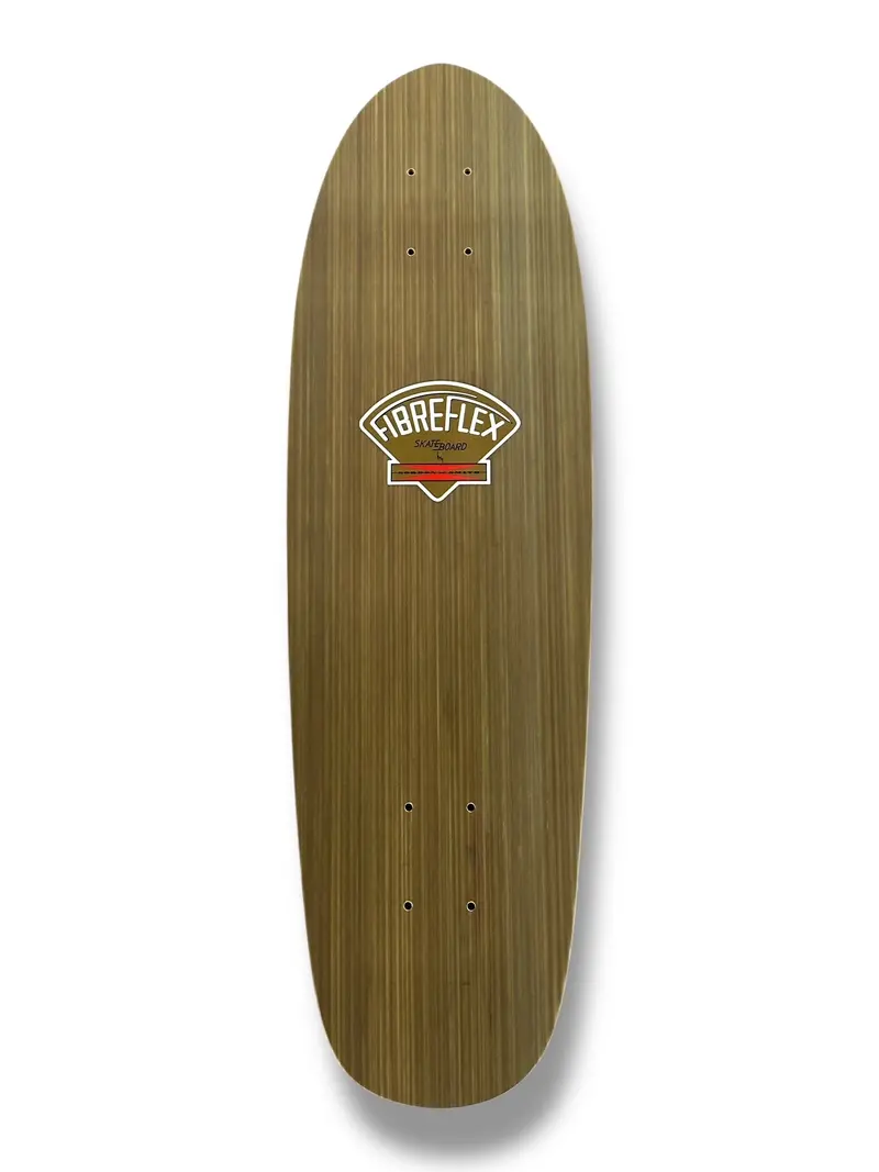 G&S Fibreflex Bowlrider Xl Skateboard Deck - Olive Stripe 1