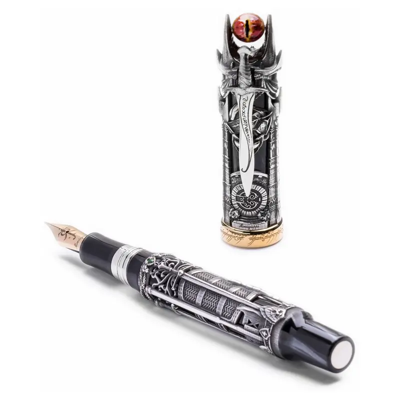 Hand-Crafted Sterling Silver Montegrappa Pen From The Lord Of The Rings 1