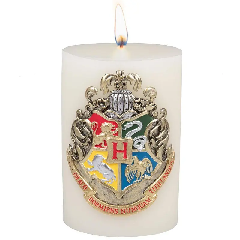 Harry Potter 8" Hogwarts House Crest Insignia Sculpted Candle 1