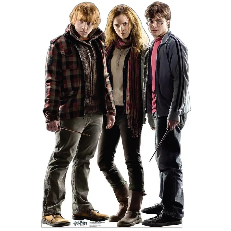 Harry Potter And The Deathly Hallows Harry, Hermione, And Ron Standee 1