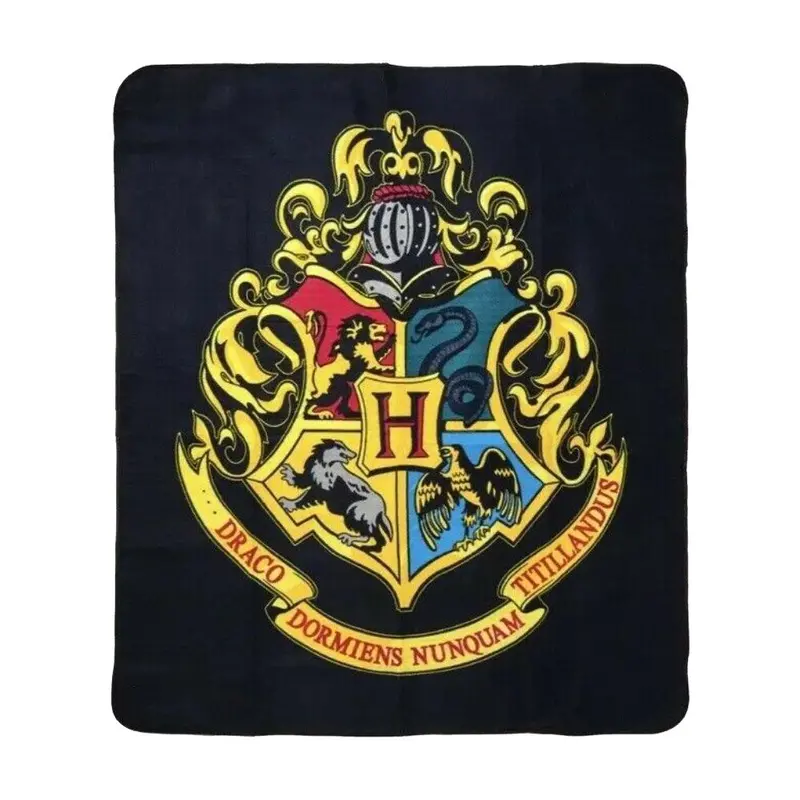 Harry Potter Hogwarts Crest Picnic Blanket 1