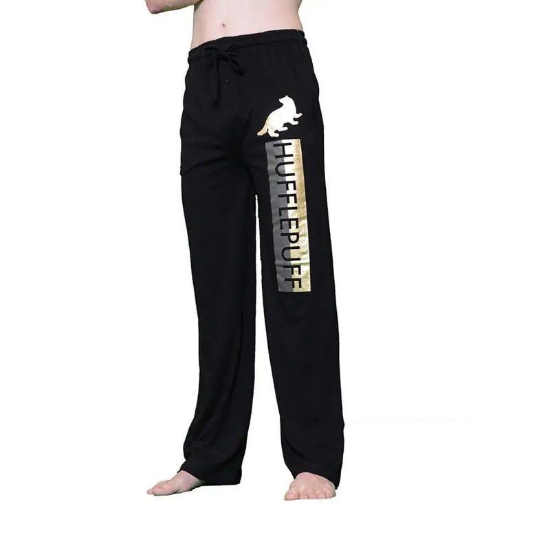Harry Potter Hufflepuff Reflective Gold Foil Pajama Pants 1